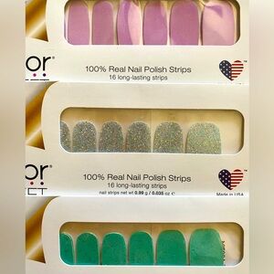 COLOR STREET Nail Polish Wraps,  3 sets NEW SEALED, LAVENDER, SPF BFF, SPOTLIGHT